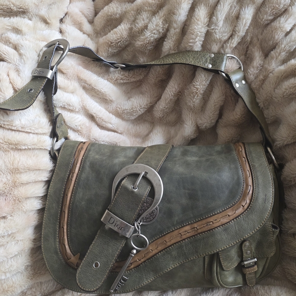 ✨ Authentic Vintage Dior Gaucho Saddle Bag – Galliano Era ✨ - Picture 2 of 10